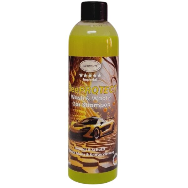 CarBRIGHT Imperial BeePROTECT Wash & Wachs Car Shampoo Konzentrat 500 ml
