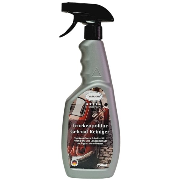 CarBRIGHT Trockenpolitur Gelcoat Reiniger 3in1 750 ml