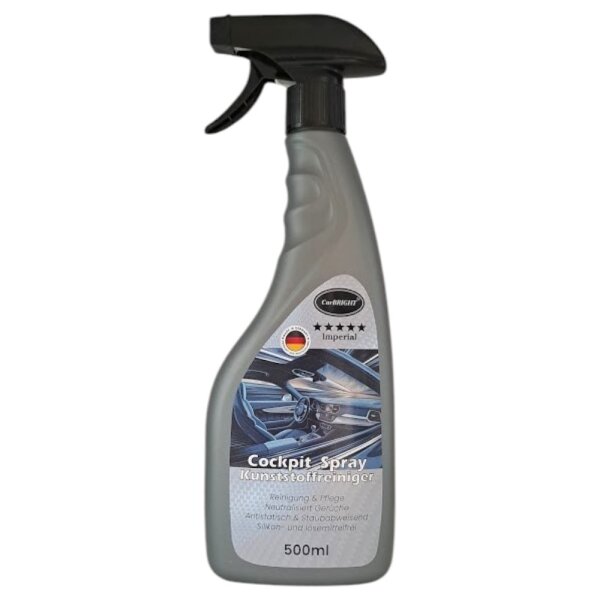 CarBRIGHT Imperial Cockpit-Spray Kunststoffreiniger mit Frische-Booster 500ml
