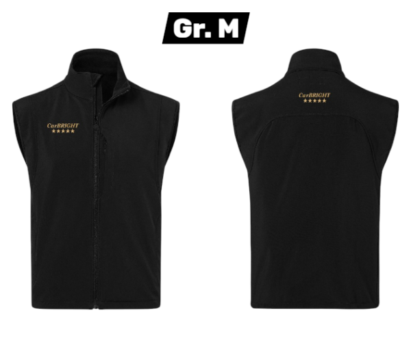 Herren Softshellweste Classic, schwarz // Gr. M