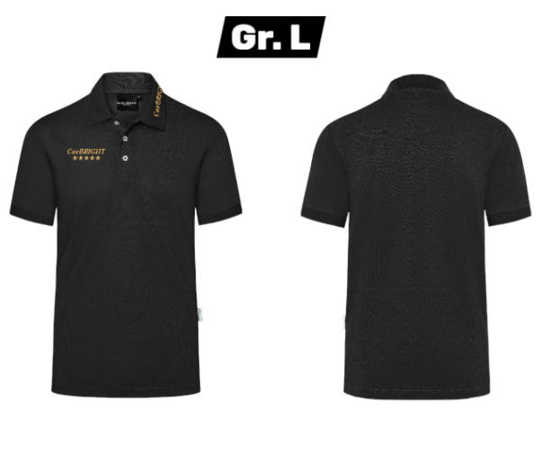 Herren Workwear Poloshirt Modern-Flair, schwarz // Gr. L