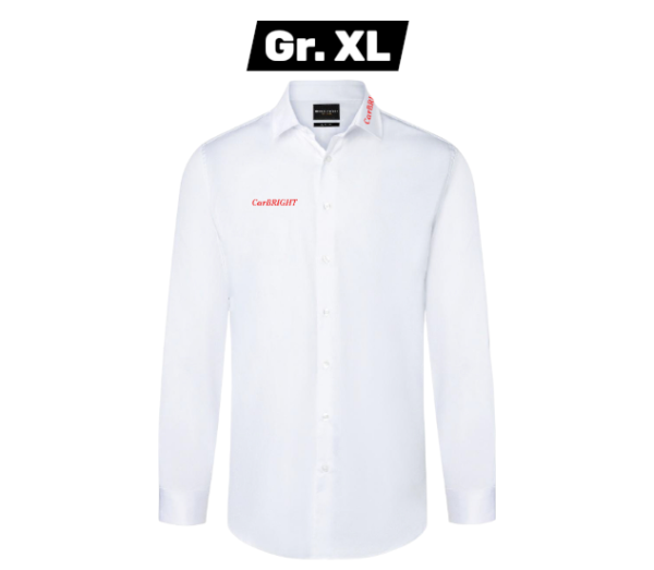 Langarm Herrenhemd Active-Stretch in Modern-Fit, wei&szlig; // Gr. XL